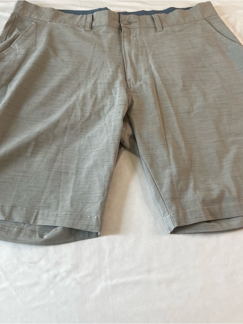 Burnside Men's Hybrid Performance Stretch Walk Shorts Grey Size 38